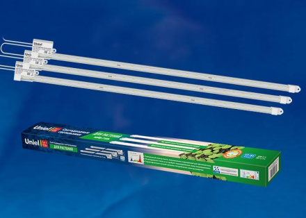 Светодиодный светильник для растений (UL-00003850) Uniel ULY-P90-10W/SPFR/K IP65 AC220V Clear KIT03
