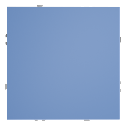 Заглушка Voltum S70 с суппортом, (деним) VLS080115