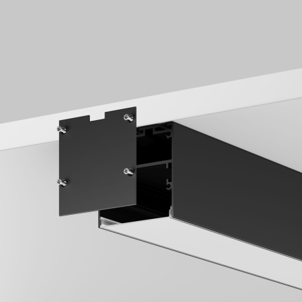 Комплект заглушек для профиля 5050 2шт Maytoni Led Strip ALM-5050T-B-EC 642047