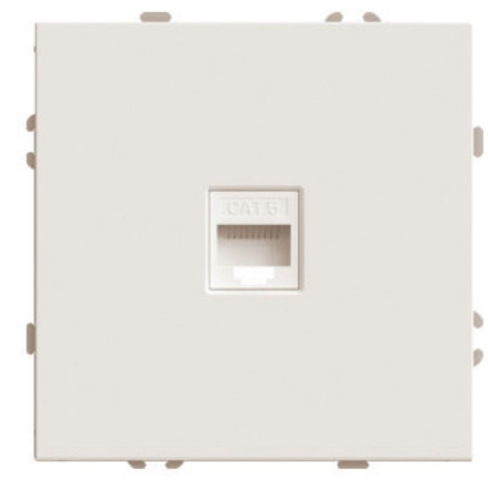 Розетка компьютерная 1-местная RJ-45 (механизм) RST00-5117-08 кашемир soft touch 49899