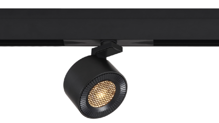 Трековый магнитный светильник iLedex Vision 4822-010-D82-12W-38DG-3000K BK (WALL WASHER)