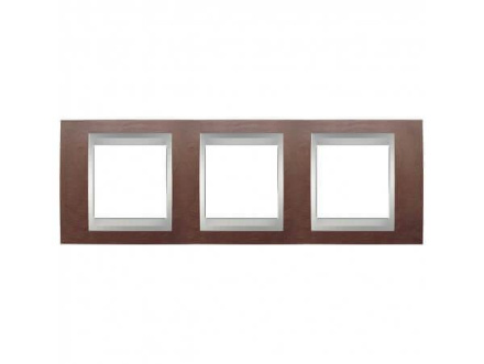 Рамка 3-постовая Schneider Electric Unica Top MGU66.006.0M3
