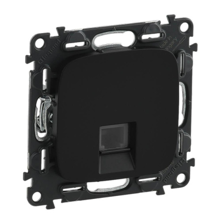 Информационная розетка RJ45 Legrand Valena Allure антрацит 753948