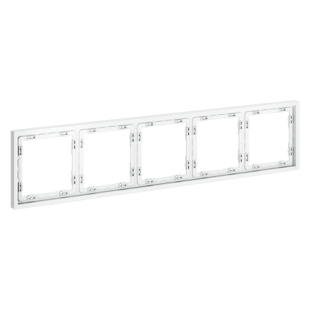 Рамка на 5 постов Voltum S70 VLS100502 (белый матовый)
