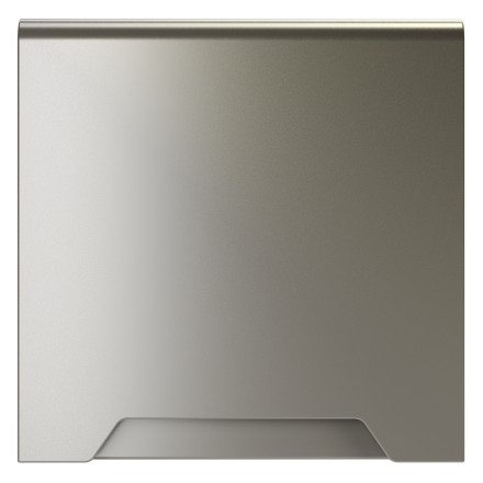 Накладка для розетки с заземлением, защитными шторками и крышкой Voltum S70 (шелк) VLS000804