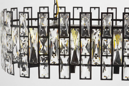 Подвесная люстра Lumina Deco Florina LDP 7041-700-PR BK