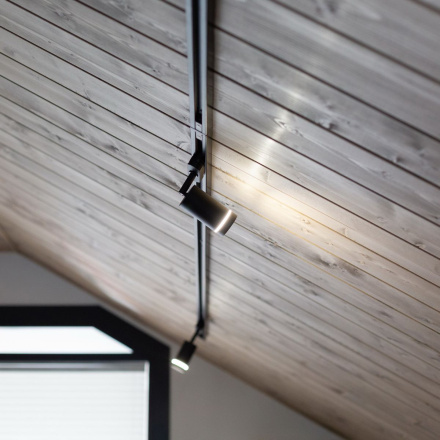 Однофазный шинопровод черный Elektrostandard Track Rail BK Surface 4690389178467